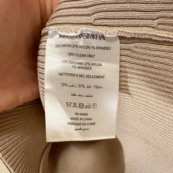 Jonathan Simkai Solene Top Thick Knit Cut-out Design Sweater sz s - Picture 7 of 8